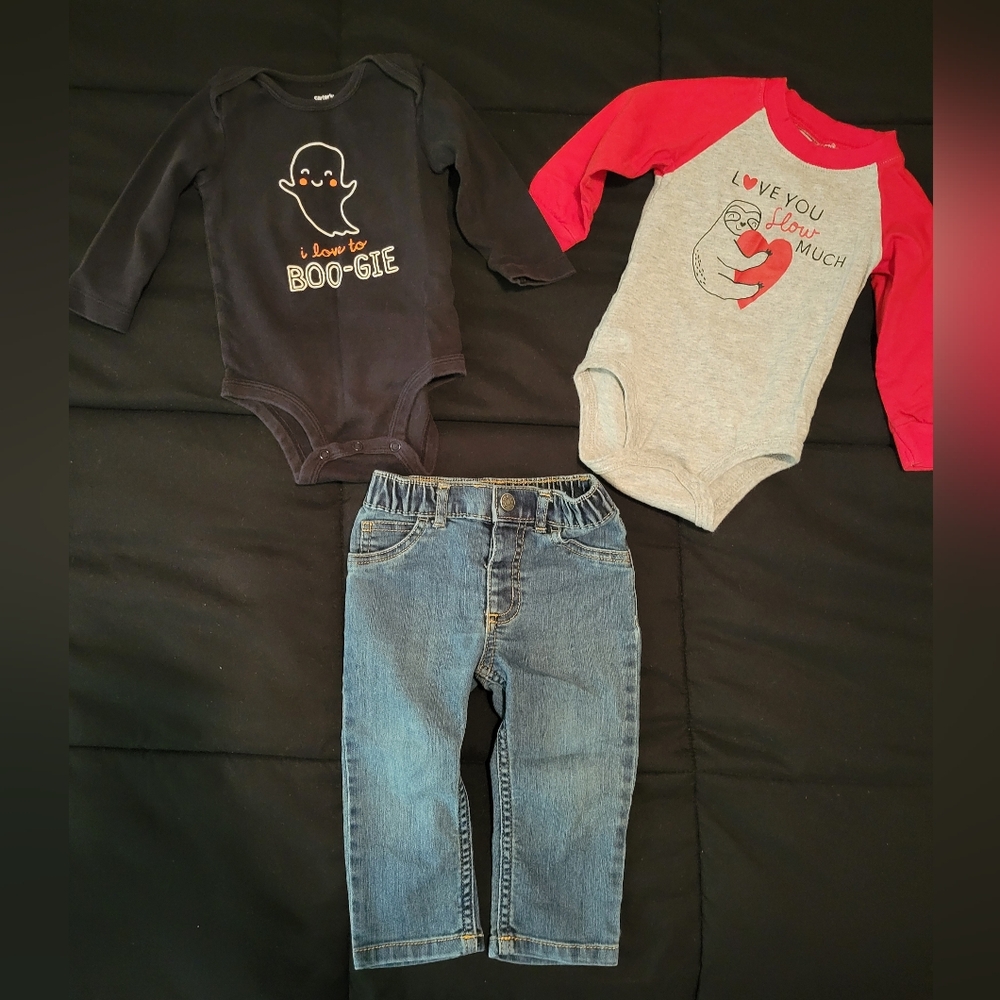 Lot of 12 month baby clothes
